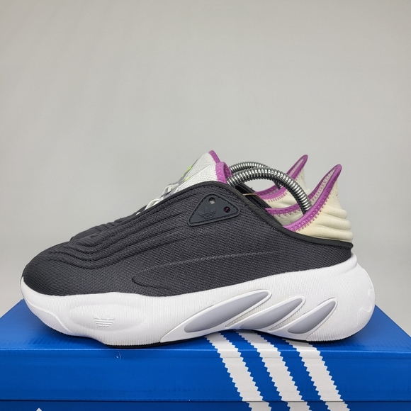 New Adidas adiFOM SLTN 'Grey Pulse Lilac' Women's Running Shoes Size 9 - Picture 2 of 7